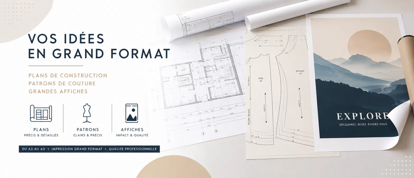 Impression grand format de plans et affiches